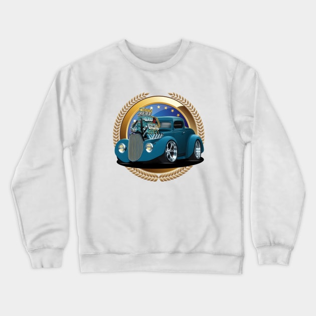 Hot Rod Car Cool Crewneck Sweatshirt by Wilcox PhotoArt